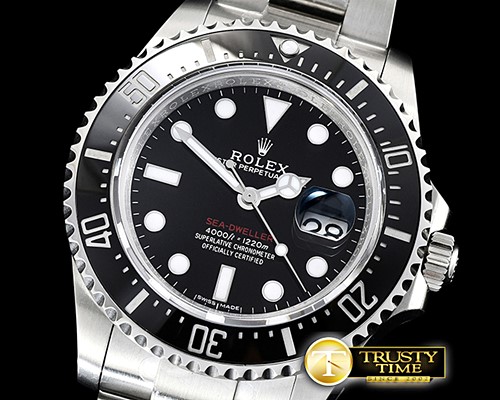 롤렉스 Seadweller 126600 43mm SS/SS Blk BP SP Asia 2836 -ROLSD084