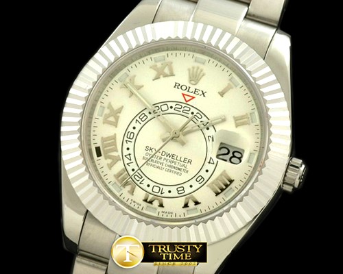 롤렉스 Skydweller SS/SS White Asian 2813 -ROLSKD002B