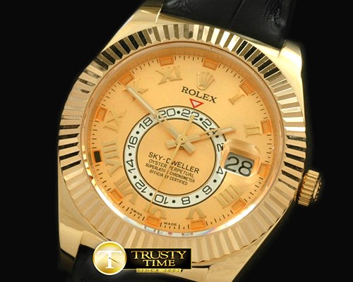 롤렉스 Skydweller RG/LE Gold Asian 2836 -ROLSKD006B