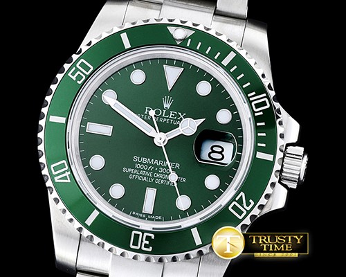 롤렉스 116610 LV Green Cer Submariner BP MY9015 Mod 3135 -ROLSUB0187B