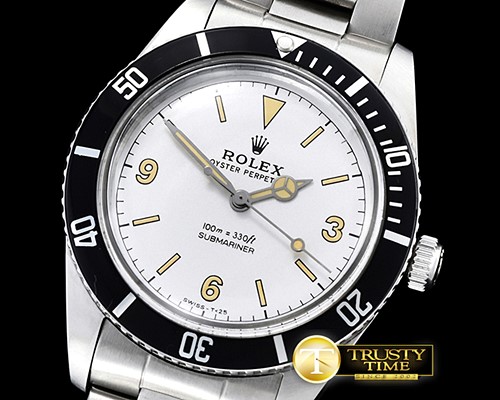 롤렉스 Vintage Sub Ref 5508 SS/SS White Asia 2836 -ROLSUB0193A