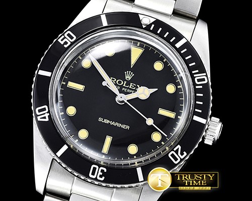 롤렉스 Vintage Sub Ref 6200 SS/SS Black Asia 2836 -ROLSUB0193B