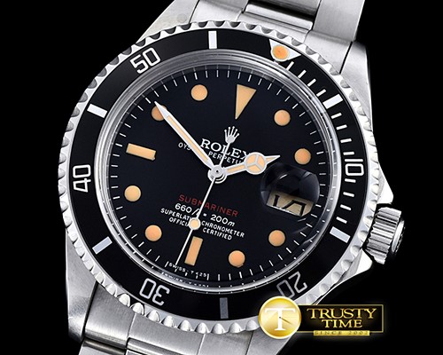 롤렉스 Vintage Submariner Ref.1680 SS/SS Red BP A2836 -ROLSUB0196B