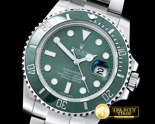 롤렉스 Submariner 116610LV SS/SS Green BP Ult A3135 Mod -ROLSUB0202