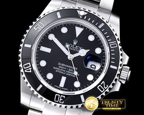 롤렉스 Submariner 116610 SS/SS Black BP Ult A3135 Mod -ROLSUB0204
