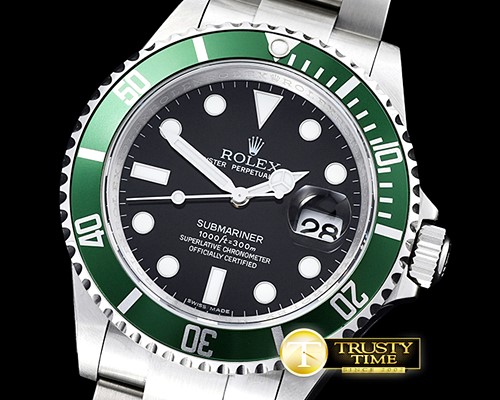 롤렉스 Submariner Ref.16610LV SS/SS Black JF A3135 Mod -ROLSUB0207