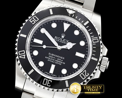 롤렉스 Submariner 114060 SS/SS Cer Bez Black JF SH3130 -ROLSUB0221