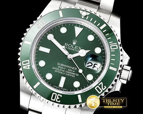 롤렉스 Submariner 116610LV SS/SS Green VRF Asia 2836 -ROLSUB0226
