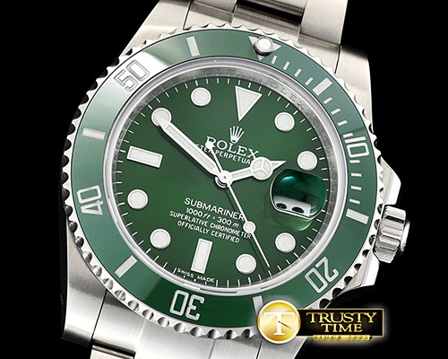 롤렉스 Submariner 116610LV SS/SS Green DJF V2 DJ3135 Mod -ROLSUB0255