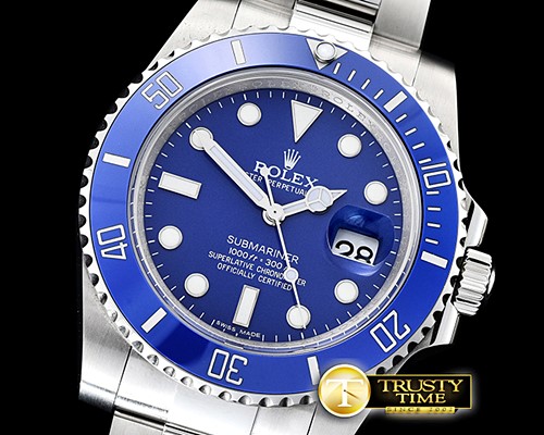 롤렉스 Submariner 116619LN SS/SS Blue JF Asia 2824 -ROLSUB0257