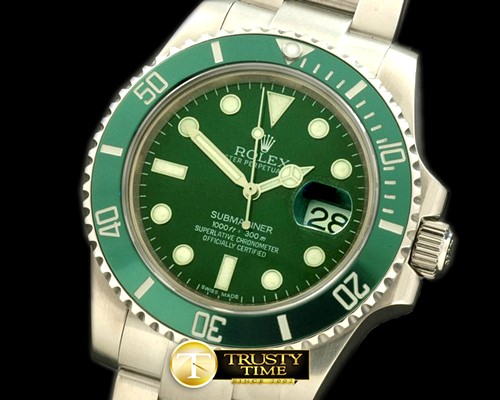 롤렉스 116600LV Green Submariner Asian 21J -ROLSUB087C