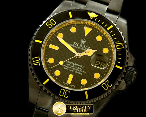 롤렉스 Submariner 116610 Watch What If Edition PVD Blk A283 -ROLSUB110