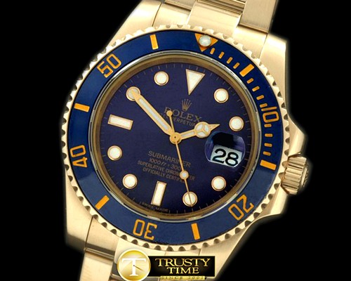 롤렉스 11619 Blue FG Swiss 2836/3135 -ROLSUB128C