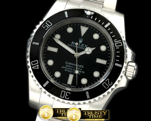 롤렉스 114060 No Date Black SS Sub A2836 -ROLSUB137
