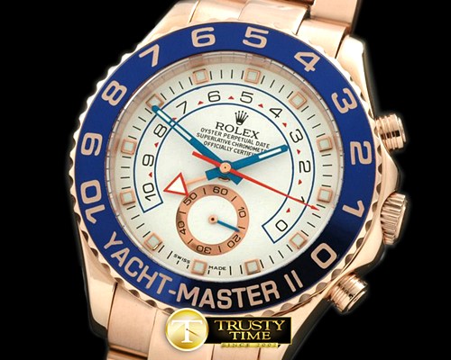 롤렉스 2007 Yatchmaster II (42mm) RG/RG White Asia 2813 -ROLYM038