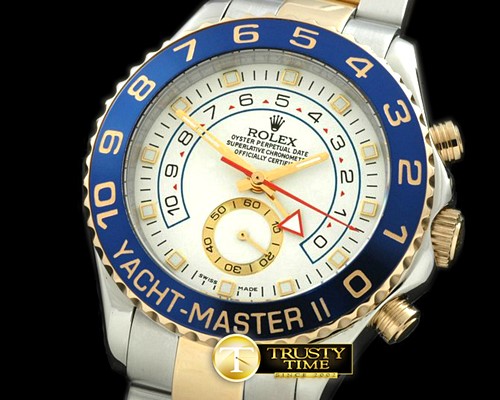 롤렉스 2007 Yatchmaster II (42mm) SS/YG TT White Asia 2813 -ROLYM040