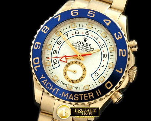 롤렉스 2007 Yatchmaster II (42mm) YG/YG TT White Asia 2813 -ROLYM041