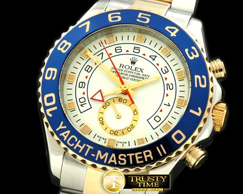 롤렉스 2007 Yatchmaster II (42mm) SS/YG White Asia 2813 -ROLYM044