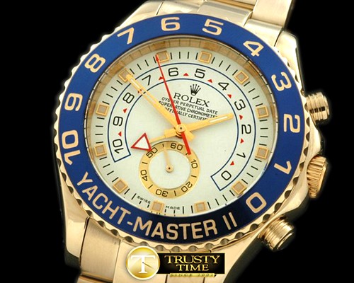 롤렉스 2007 Yatchmaster II (42mm) YG/YG White Asia 2813 -ROLYM045