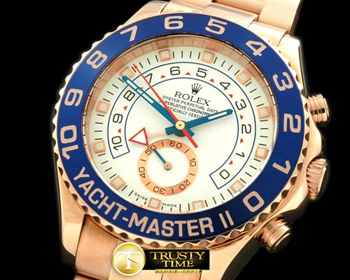 롤렉스 2007 Yatchmaster II (42mm) RG/RG White Asia 2813 -ROLYM046