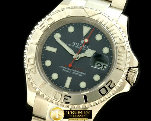 롤렉스 Yachtmaster Men SS Blue Asian Eta 2836/3135 -ROLYM051E