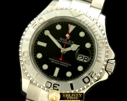 롤렉스 Yachtmaster Men SS Black Asia 2813 -ROLYM052C