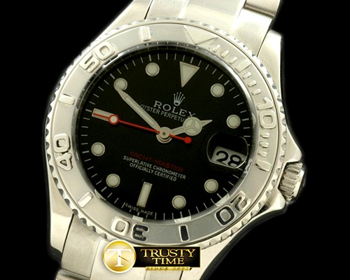롤렉스 Yachtmaster Mid SS Black Asia 2813 -ROLYM053C