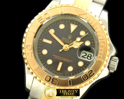 롤렉스 Yachtmaster Lady SS/YG Grey Asian ST6 21J -ROLYM056B