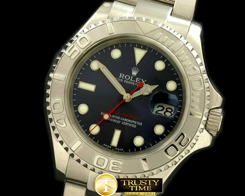 롤렉스 Yachtmaster Men SS Blue Asian Eta 2836/3135 -ROLYM062B