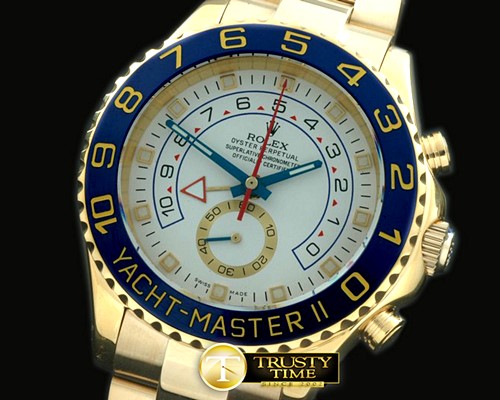 롤렉스 Yachtmaster II (42mm) YG White Asia 7750 -ROLYM072