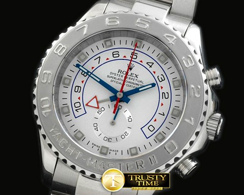 롤렉스 Yachtmaster II (42mm) SS White Asia 7750 -ROLYM076