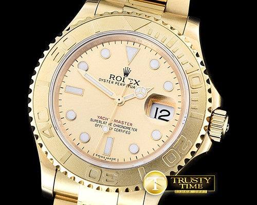 롤렉스 YachtMaster Ref.116628 YG/YG Gold BP A3135 Mod -ROLYM110C