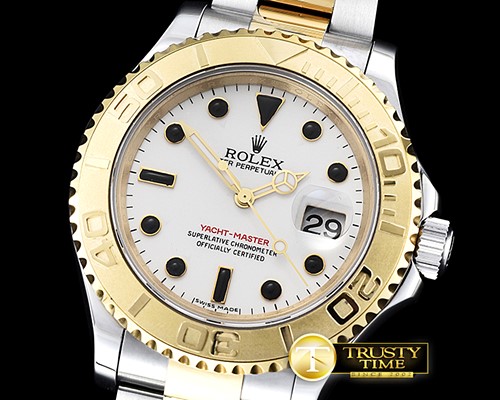 롤렉스 YachtMaster 116623 40mm YG/SS White BP Ult A3135 Mod -ROLYM119A