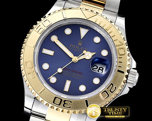 롤렉스 YachtMaster 116613 40mm 904L YG/SS Blue GMF A3135 -ROLYM156A