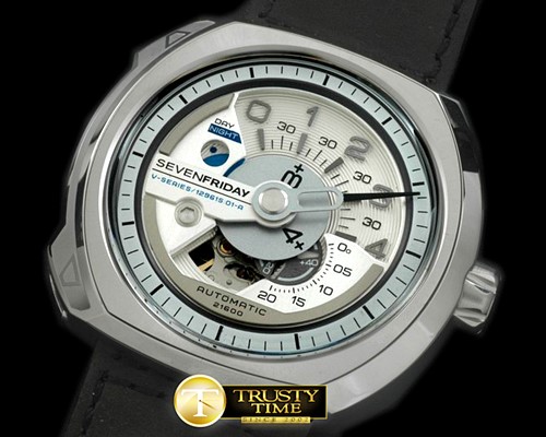 세븐프라이데이 SevenFriday V101 SS/LE Silver Jap Miyota 82S7 -SF012