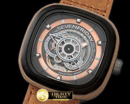 세븐프라이데이 SevenFriday P2B/03W SS/LE Black Jap Miyota -SF015