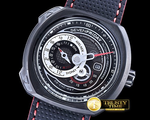 세븐프라이데이 SevenFriday Q304 BullRush Rally PVD/LE Black Jap Miyota -SF022