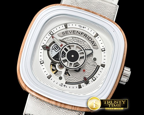 세븐프라이데이 SevenFriday P1B/03 Japan Inspired SS/LE White Jap Miyota -SF026