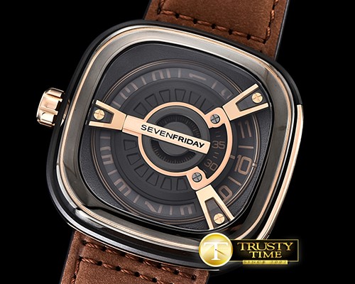 세븐프라이데이 SevenFriday M2/02 Automatic PVD/LE Black Jap Miyota -SF028