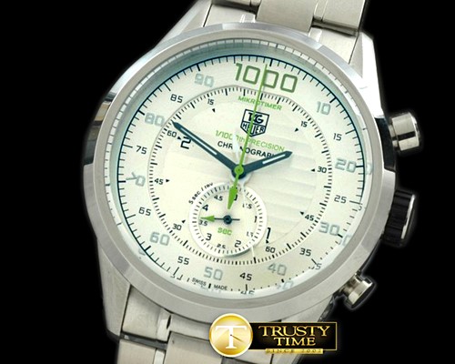 태그호이어 Mikrometer 1/1000 Chrono SS/SS White Jap Qtz -TAG0155A