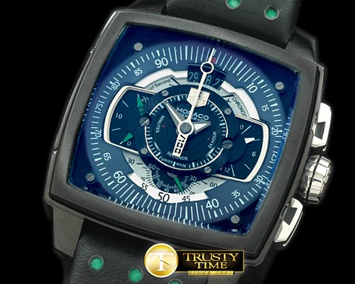 태그호이어 Monaco Mikrograph PVD/LE BlackG Jap Qtz -TAG0157A