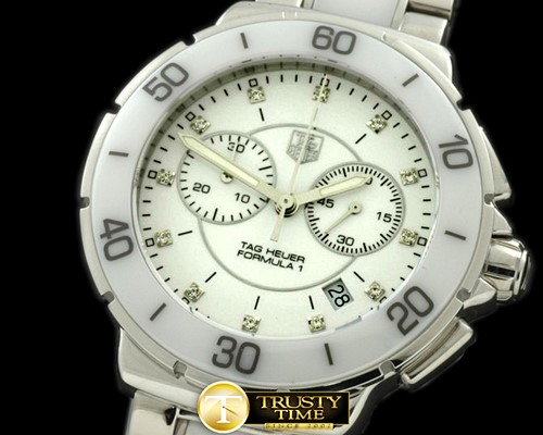 태그호이어 F1 Ladies SS/Cer White Swiss Eta -TAG0160A