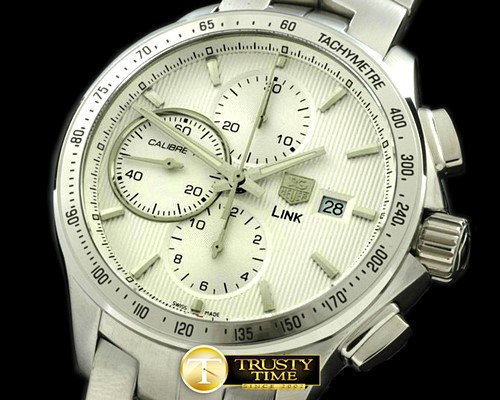 태그호이어 Link 2010 Day SS/SS White A7750 -TAG0162A