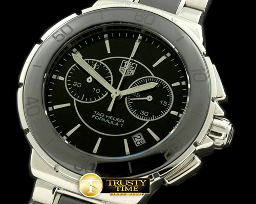 태그호이어 F1 Ladies SS/Cer Black Swiss Eta -TAG0164B