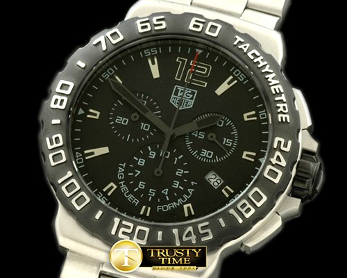 태그호이어 Formula 1 SS/SS Blk/Blk Swiss Eta Quartz Chrono -TAG0166A