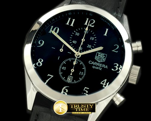 태그호이어 Carrera Vintage SS/LE Black Jap Qtz -TAG0171A