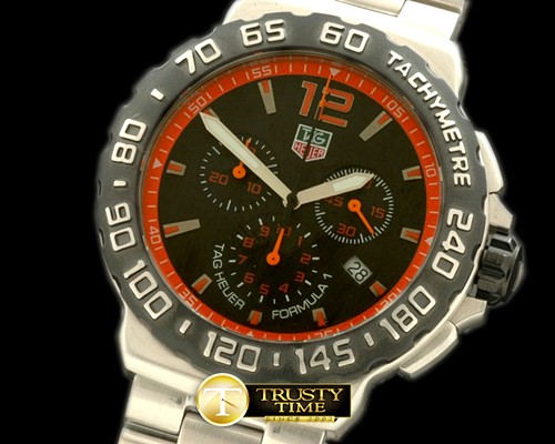 태그호이어 Formula 1 SS/SS Blk/Red Swiss Eta Quartz Chrono -TAG0180