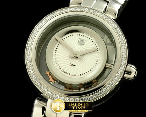 태그호이어 2012 Link Ladies SS/SS/Diam White SQtz -TAG0182A