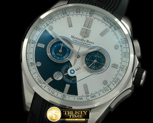 태그호이어 Mercedes SLS Chrono SS/RU White Jap OS20 Quartz -TAG0200C