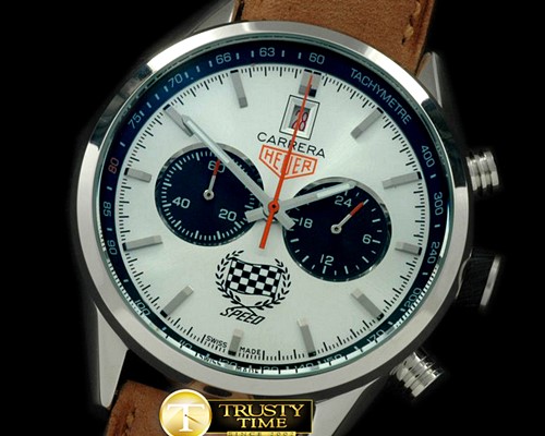태그호이어 Ferrari Chrono SS/RU White Jap OS20 Quartz -TAG0208A